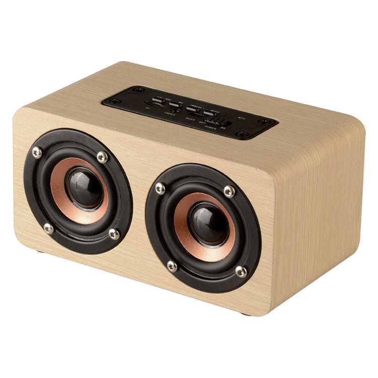 W5 Altoparlante portatile HiFi Shock Bass Bluetooth in legno, W5
