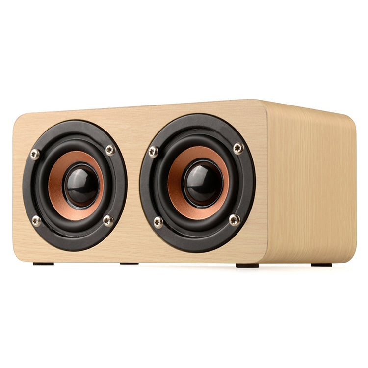 W5 Altoparlante portatile HiFi Shock Bass Bluetooth in legno, W5