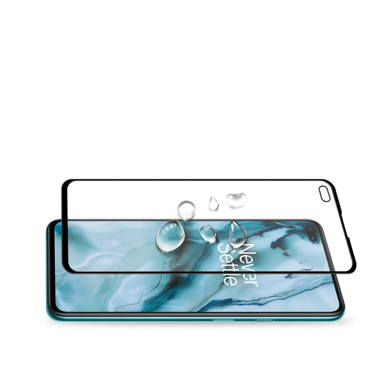 Per Oneplus Nord mocolo 0.33mm 9H 2.5D Pellicola in vetro temperato a colla completa, For Oneplus Nord