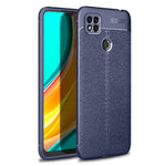 Custodia antiurto in TPU con texture Litchi, For Xiaomi Redmi 9A, For Xiaomi Redmi 9C