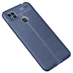 Custodia antiurto in TPU con texture Litchi, For Xiaomi Redmi 9A, For Xiaomi Redmi 9C