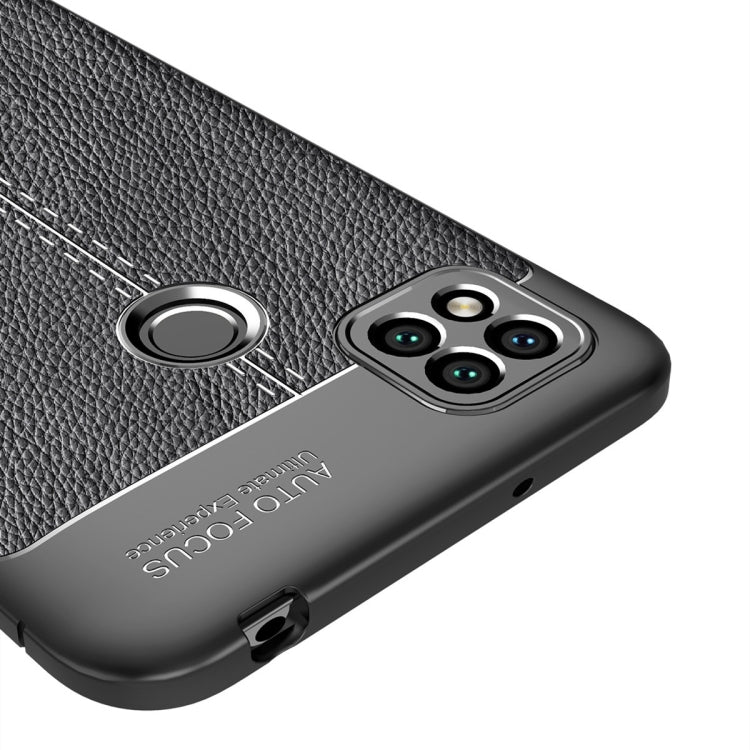 Custodia antiurto in TPU con texture Litchi, For Xiaomi Redmi 9A, For Xiaomi Redmi 9C