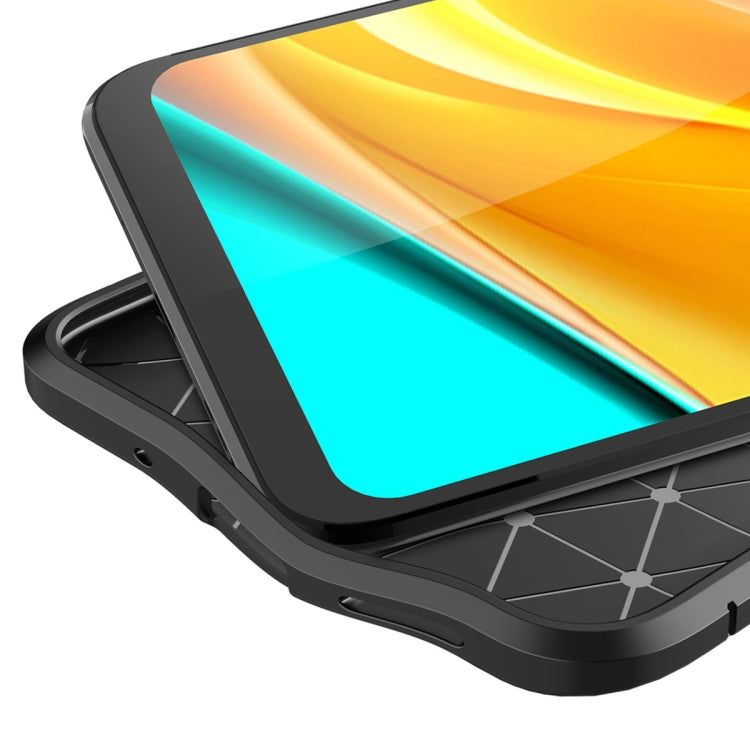 Custodia antiurto in TPU con texture Litchi, For Xiaomi Redmi 9A, For Xiaomi Redmi 9C