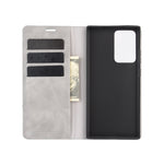 Per Samsung Galaxy Note20 Custodia in pelle con ventosa magnetica per affari ultra retrò con supporto, slot per carte e portafoglio, For Samsung Galaxy Note20 Ultra