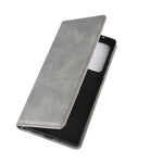 Per Samsung Galaxy Note20 Custodia in pelle con ventosa magnetica per affari ultra retrò con supporto, slot per carte e portafoglio, For Samsung Galaxy Note20 Ultra