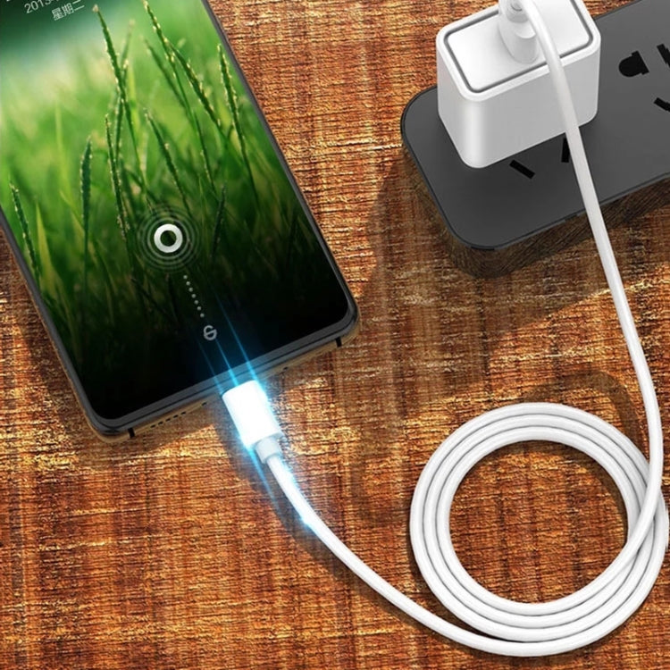 Cavo ricarica USB maschio a micro USB maschio 2m 2.4A bianco