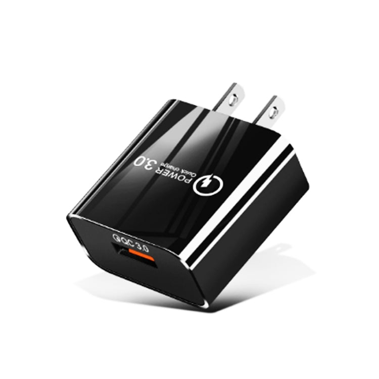 Mini QC3.0 USB 18W Caricabatterie rapido universale per tablet per telefono cellulare, spina americana, US Plug