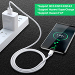 Caricabatterie rapido USB QC3.0 18W con spina USA