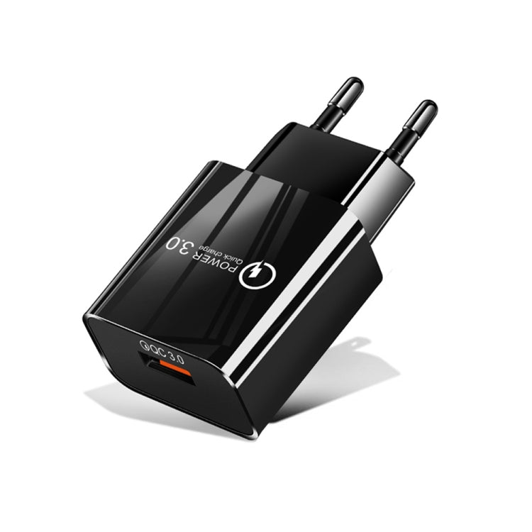 Mini QC3.0 USB 18W Caricatore rapido universale per tablet per telefono cellulare, spina europea, EU Plug