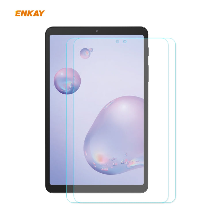 2 PZ ENKAY Hat-Prince 0.33mm 9H Durezza superficiale 2.5D Proteggi schermo in vetro temperato antideflagrante, For Huawei Honor V6, For Samsung Galaxy Tab A 8.4 (2020), For Lenovo M10 Plus 10.3, For Lenovo Smart Tab M10 10.1, For Lenovo E10 TB-X104F 10.1