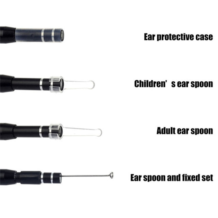 Otoscopio di ispezione digitale USB HD 3 in 1 Cerume per endoscopio digitale di tipo auricolare