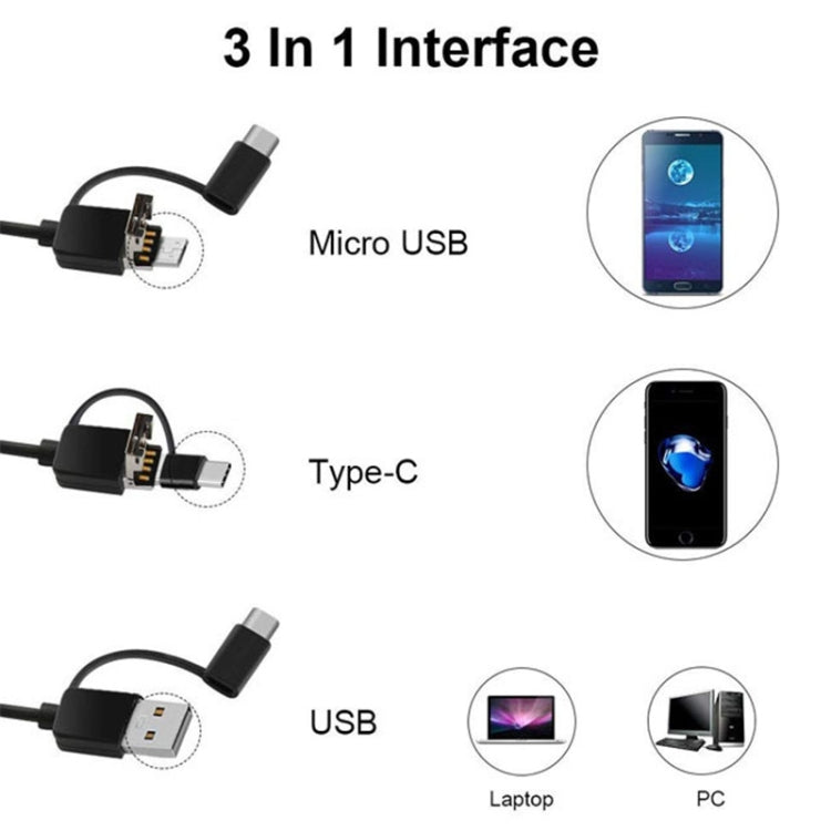 3 in 1 HD USB Digital Inspection Otoscope Ear Type Digital Endoscope Earwax