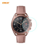 ENKAY Hat-Prince 0.2mm 9H 2.15D Pellicola proteggi schermo in vetro temperato con bordo curvo, For Samsung Galaxy Watch 3 45mm, For Samsung Galaxy Watch 3 41mm
