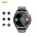 2 PZ ENKAY Hat-Prince 0.2mm 9H 2.15D Pellicola per orologio in vetro temperato con bordo curvo, For Samsung Galaxy Watch 3 45mm, For Samsung Galaxy Watch 3 41mm
