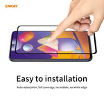 5 PZ ENKAY Hat-Prince Full Glue 0.26mm 9H 2.5D Pellicola a copertura totale in vetro temperato, For Samsung Galaxy M31s, For OnePlus Nord