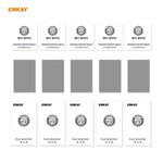 5 PZ ENKAY Hat-Prince Full Glue 0.26mm 9H 2.5D Pellicola a copertura totale in vetro temperato, For Samsung Galaxy M31s, For OnePlus Nord