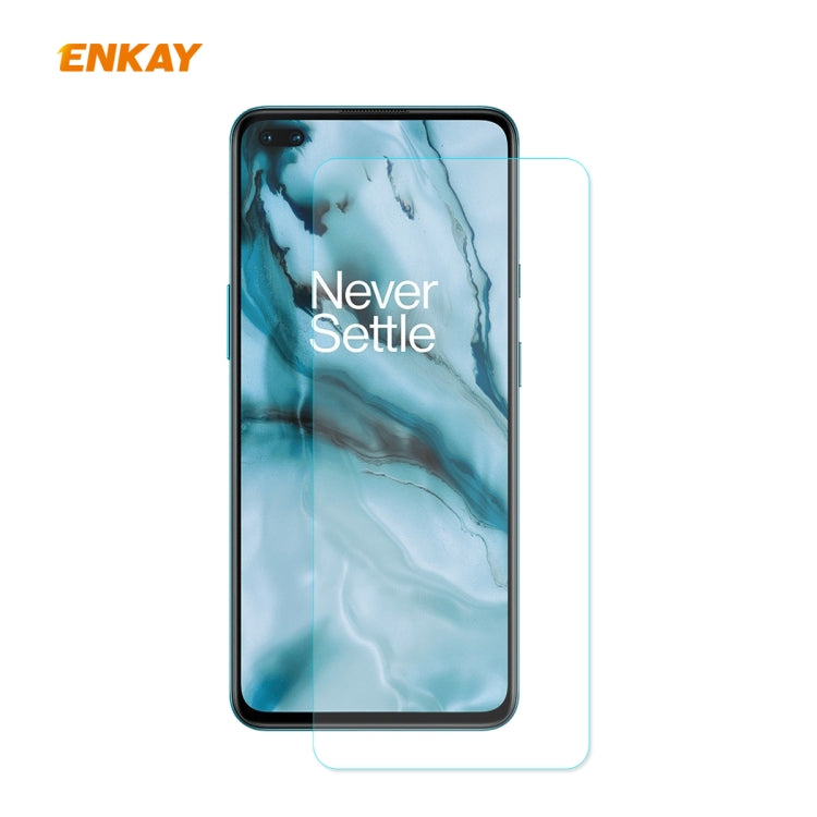 ENKAY Hat-Prince 0.26mm 9H 2.5D Pellicola in vetro temperato con bordo curvo, For OnePlus Nord, For Galaxy M31s