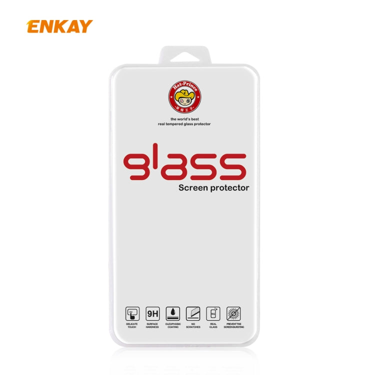 ENKAY Hat-Prince 0.26mm 9H 2.5D Pellicola in vetro temperato con bordo curvo, For OnePlus Nord, For Galaxy M31s