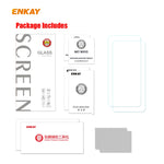 2 PZ ENKAY Hat-Prince 0.26mm 9H 2.5D Pellicola in vetro temperato con bordo curvo, For OnePlus Nord, For Galaxy M31s 2 PCS