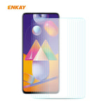 10 PZ ENKAY Hat-Prince 0.26mm 9H 2.5D Pellicola in vetro temperato con bordo curvo, For OnePlus Nord, For Galaxy M31s 10 PCS