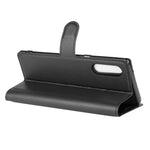 Per LG Velvet Litchi Texture Custodia protettiva a vibrazione orizzontale con supporto, slot per schede e portafoglio, For LG Velvet