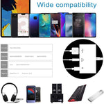 Adattatore OTG USB-C 3 in 1 con jack cuffie 3,5 mm