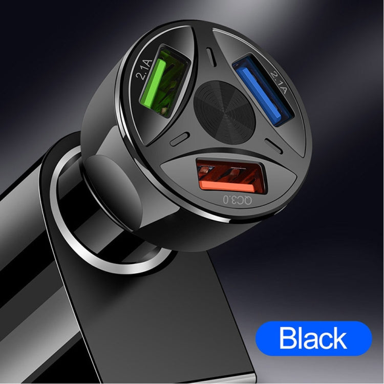 QC3.0 3 Caricabatterie per veicoli ad alta potenza USB 35W / Caricabatterie universale per veicoli tablet per telefoni cellulari