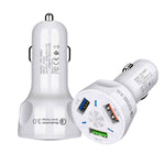QC3.0 3 Caricabatterie per veicoli ad alta potenza USB 35W / Caricabatterie universale per veicoli tablet per telefoni cellulari