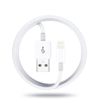 Caricabatteria per auto doppio USB Qc3.0 + kit di ricarica per auto con linea di ricarica rapida a 8 pin, 8 Pin (Black), 8 Pin (White)