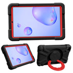 Custodia combinata antiurto PC + silicone con supporto e maniglia rotanti a 360 gradi, For Galaxy Tab A 8.4 (2020) T307, For Amazon Kindle Fire HD8 (2020)