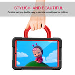 Custodia combinata antiurto PC + silicone con supporto e maniglia rotanti a 360 gradi, For Galaxy Tab A 8.4 (2020) T307, For Amazon Kindle Fire HD8 (2020)