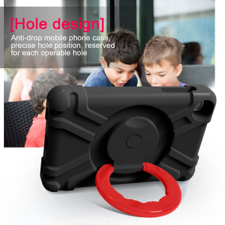 Custodia combinata antiurto PC + silicone con supporto e maniglia rotanti a 360 gradi, For Galaxy Tab A 8.4 (2020) T307, For Amazon Kindle Fire HD8 (2020)