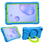 Custodia combinata antiurto PC + silicone con supporto e maniglia rotanti a 360 gradi, For Galaxy Tab A 8.4 (2020) T307, For Amazon Kindle Fire HD8 (2020)