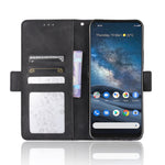 Per Nokia 8.3 5G Custodia in pelle con motivo a portafoglio stile pelle di vitello ， con slot per schede separato, For Nokia 8.3 5G