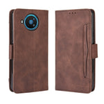 Per Nokia 8.3 5G Custodia in pelle con motivo a portafoglio stile pelle di vitello ， con slot per schede separato, For Nokia 8.3 5G