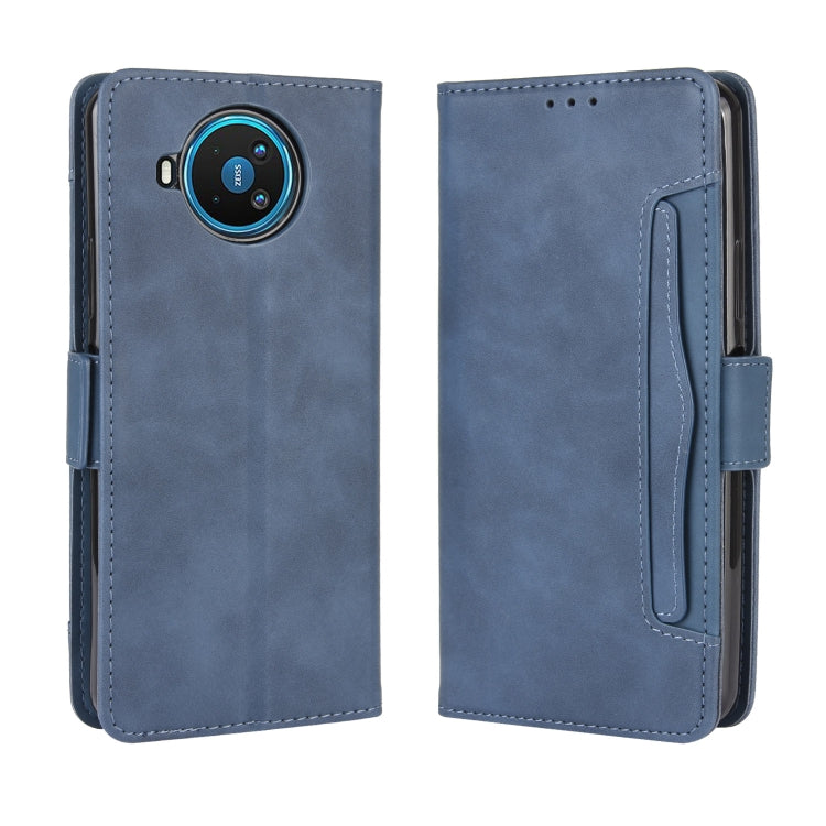 Per Nokia 8.3 5G Custodia in pelle con motivo a portafoglio stile pelle di vitello ， con slot per schede separato, For Nokia 8.3 5G