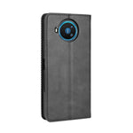 Per Nokia 8.3 5G Magnetic Buckle Retro Crazy Horse Texture Custodia in pelle a vibrazione orizzontale, con supporto e slot per schede e cornice per foto, For Nokia 8.3 5G