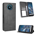 Per Nokia 8.3 5G Magnetic Buckle Retro Crazy Horse Texture Custodia in pelle a vibrazione orizzontale, con supporto e slot per schede e cornice per foto, For Nokia 8.3 5G