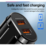 Caricatore da viaggio doppia USB 15W con spina EU