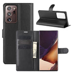Per Samsung Galaxy Note20 Ultra Litchi Texture Custodia protettiva a vibrazione orizzontale con supporto, slot per schede e portafoglio, For Galaxy Note20 Ultra
