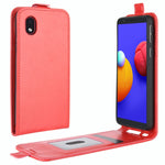 Per Samsung Galaxy A01 Core / M01 Core R64 Texture Custodia protettiva in pelle a vibrazione verticale singola con slot per schede e cornice per foto, For Galaxy A01 Core