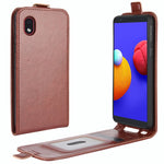 Per Samsung Galaxy A01 Core / M01 Core R64 Texture Custodia protettiva in pelle a vibrazione verticale singola con slot per schede e cornice per foto, For Galaxy A01 Core
