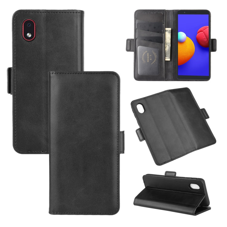 Per Samsung Galaxy A01 Core / M01 Core Custodia in pelle a vibrazione orizzontale con fibbia magnetica a doppio lato con supporto e slot per schede e portafoglio, For Galaxy A01 Core