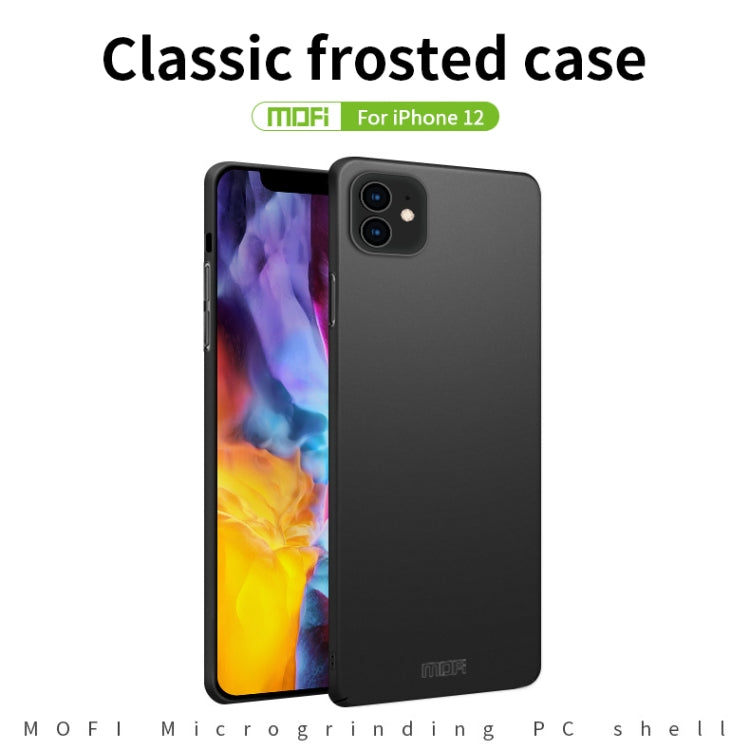 Custodia rigida ultrasottile MOFI Frosted PC, For iPhone 12 mini, For iPhone 12 Pro Max, For iPhone 12 / 12 Pro