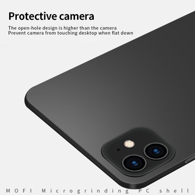 Custodia rigida ultrasottile MOFI Frosted PC, For iPhone 12 mini, For iPhone 12 Pro Max, For iPhone 12 / 12 Pro