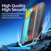 ORICO 2580U3 Custodia per disco rigido mobile con custodia USB 3.0 Nostalgic da 2,5 pollici, 2580U3