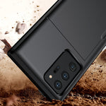 Per Samsung Note20 Custodia protettiva per armatura robusta ultra antiurto con slot per schede