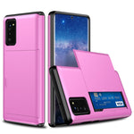 Per Samsung Note20 Custodia protettiva antiurto per armatura robusta con slot per schede