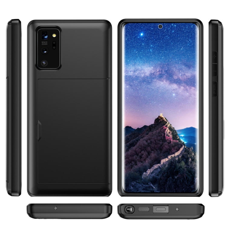 Per Samsung Note20 Custodia protettiva antiurto per armatura robusta con slot per schede