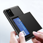 Per Samsung Note20 Custodia protettiva antiurto per armatura robusta con slot per schede